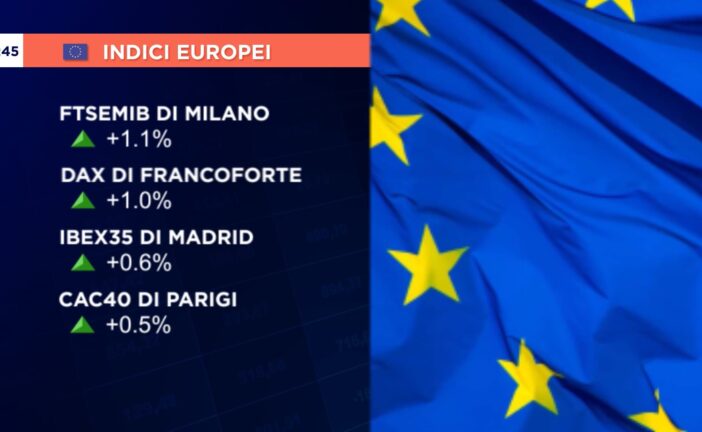 CHIUSURA POSITIVA PER LE BORSE EUROPEE, MILANO +1,1%