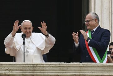 Papa Francesco in visita al Campidoglio