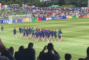 Primo allenamento dell'Italia nel ritiro tedesco di Iserlohn