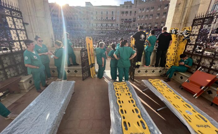 Palio: l’organizzazione del 118 per il soccorso sanitario