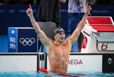 Arriva il primo oro per l'Italia a Parigi con Martinenghi nei 100 rana
