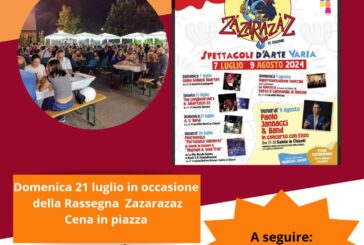 Festival ZÁZARAZÀZ: cena in piazza al Circolo ricreativo San Marcellino