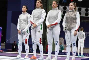 Italia argento nel fioretto donne a squadre