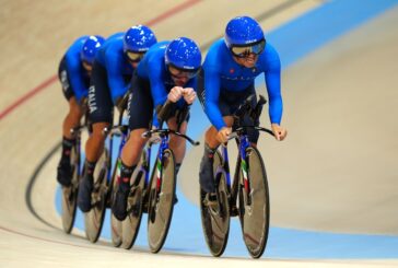 Bronzo Italia nell'inseguimento a squadre maschile
