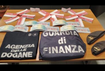 Pensionato con assegni da 10 milioni al valico Ponte Chiasso, denunciato