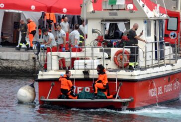 Naufragio yacht, recuperati i corpi di cinque dei sei dispersi