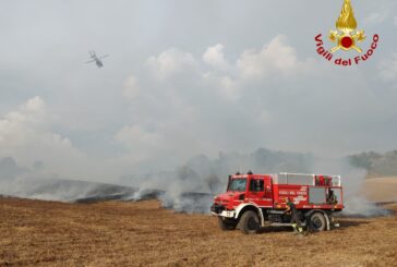 Asciano: prosegue il controllo dell’incendio a Poggiodarno
