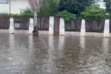Acquazzone su Palermo con tuoni e fulmini, allagata Mondello