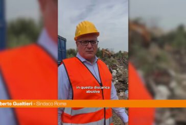 Roma, Gualtieri "Intervento bonifica in via Collatina Vecchia"