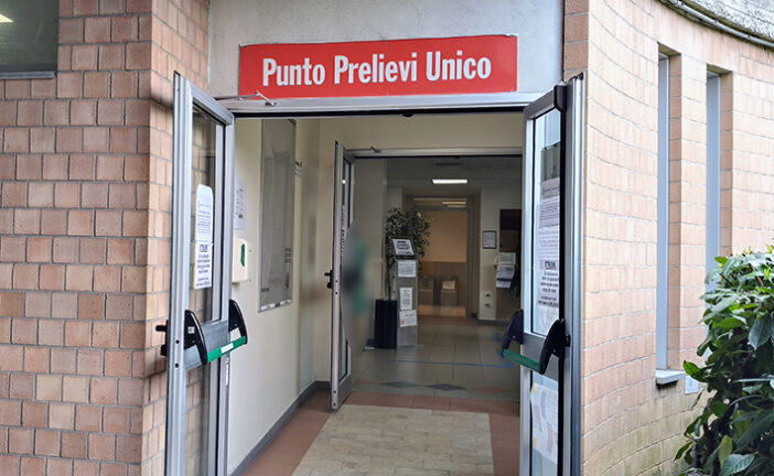 Punto prelievi unico adulti e pediatrico, chiusura sabato 2 maggio