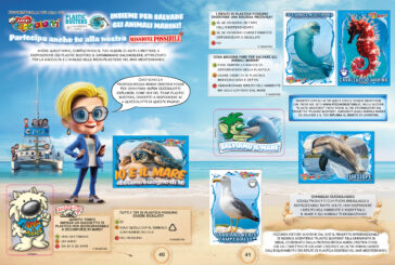 Il team dei “Plastic Busters” personaggi a fumetti nell’album “Amici Cucciolotti”