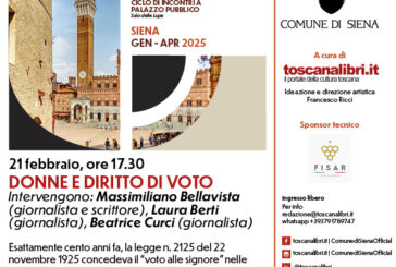 Donne e diritto di voto. Un viaggio nella storia della democrazia con I Venerdì di Siena
