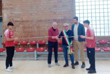 Inaugurate le tribune della palestra dell’Arnolfo di Cambio