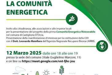 A Castiglione d’Orcia la presentazione del progetto Cer