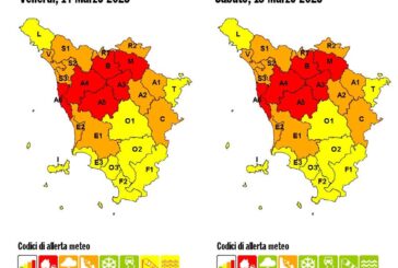 Maltempo: allerta rossa. Protezione civile già all’opera