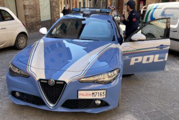 Controlli della Polizia nella zona di Camollia