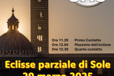 L’eclisse parziale di Sole vista con gli Astrofili Senesi