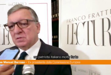 Ue, Barroso "Frattini grande europeista e patriota"