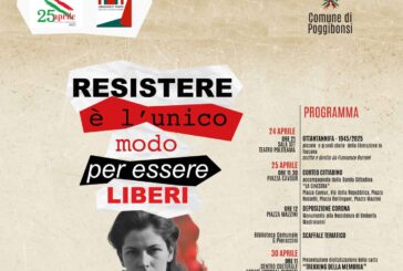 25 aprile, Poggibonsi celebra l’80° anniversario della Liberazione