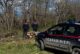 I Forestali scoprono un bivacco di spacciatori in località Bellavista