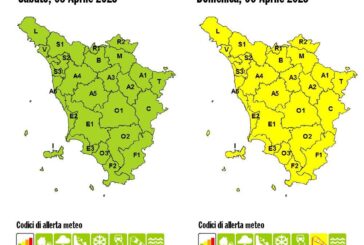 Allerta gialla su tutta la Toscana per vento forte