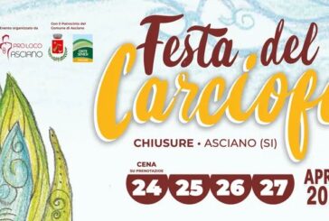 Festa del carciofo: dal 24 al 27 aprile a Chiusure