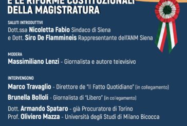 Separazione delle carriere: un incontro organizzato dall’ANM Siena