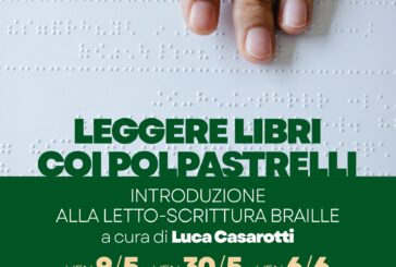 Leggere libri con i polpastrelli: tre incontri per avvicinarsi alla letto-scrittura Braille