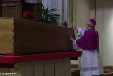 Le immagini della tumulazione di Papa Francesco a Santa Maria Maggiore
