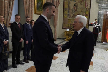 Mattarella incontra il Primo Ministro del Montenegro Milojko Spajic