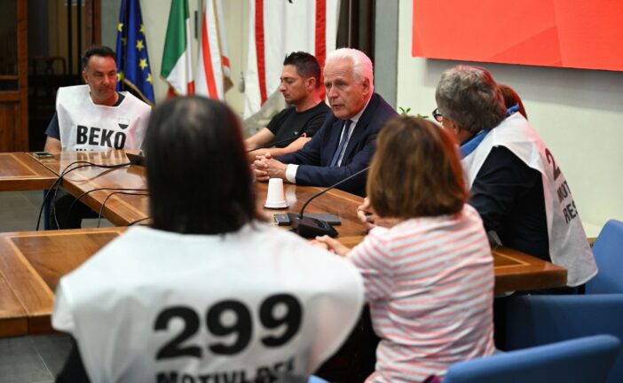 Giani ha incontrato una delegazione di maestranze della Beko