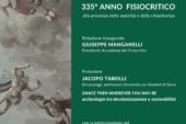 Si apre il 30 maggio alle ore 17 il 335° anno fisiocritico