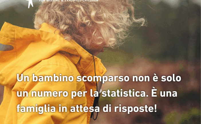 25 maggio: Giornata internazionale dei bambini scomparsi