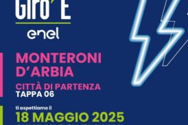 Per il secondo anno Monteroni d’Arbia ospita la partenza del Giro-E