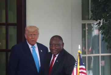 Trump accoglie il presidente del Sudafrica Ramaphosa alla Casa Bianca