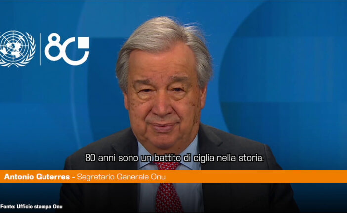 Guterres "Le Nazioni Unite sono un miracolo vivente"