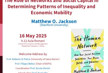 Ruolo delle reti e del capitale sociale nel determinare disuguaglianza e mobilità economica