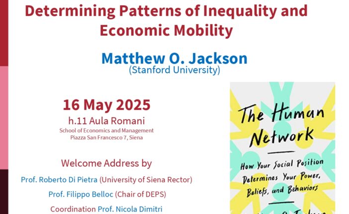 Ruolo delle reti e del capitale sociale nel determinare disuguaglianza e mobilità economica