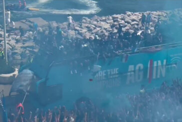 Napoli si tinge d'azzurro per la festa scudetto