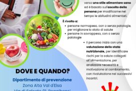 A Poggibonsi nasce l’ambulatorio per le consulenze sull’alimentazione