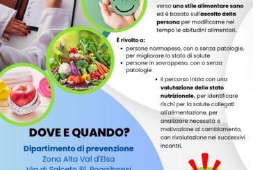 A Poggibonsi nasce l’ambulatorio per le consulenze sull’alimentazione
