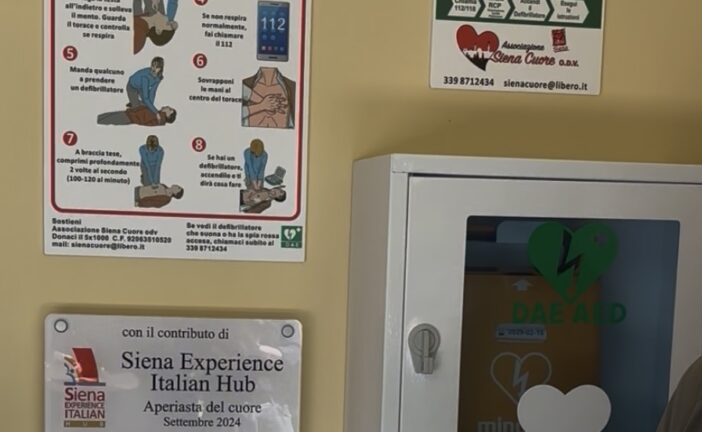 Il Circolo Arci di Ginestreto inaugura la nuova postazione DAE