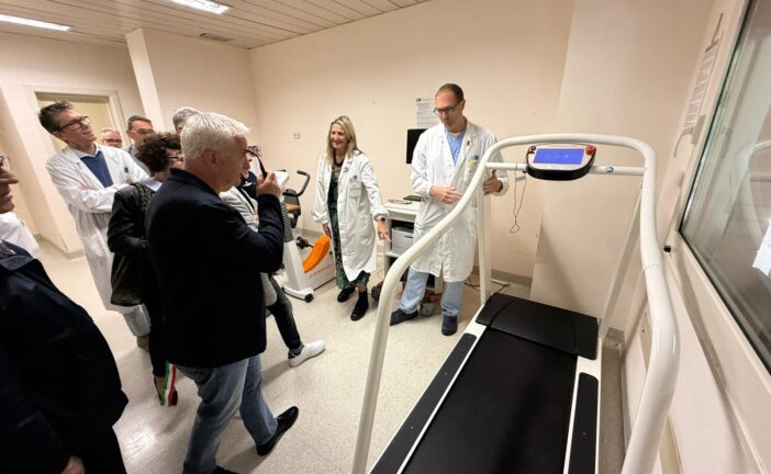 Donato un tapis roulant alla Cardiologia di Campostaggia