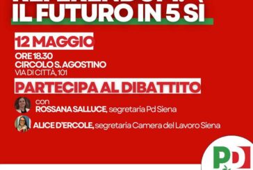 Al circolo Sant’Agostino il dibattito sul referendum dell’8 e 9 giugno