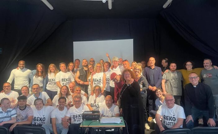 La solidarietà dei detenuti ai lavoratori della Beko è uno spettacolo