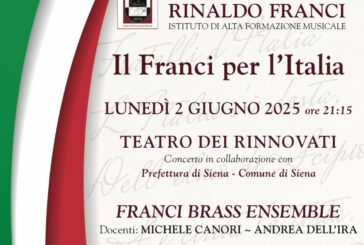Il Franci per l’Italia: la musica del Conservatorio di Siena celebra il 2 giugno