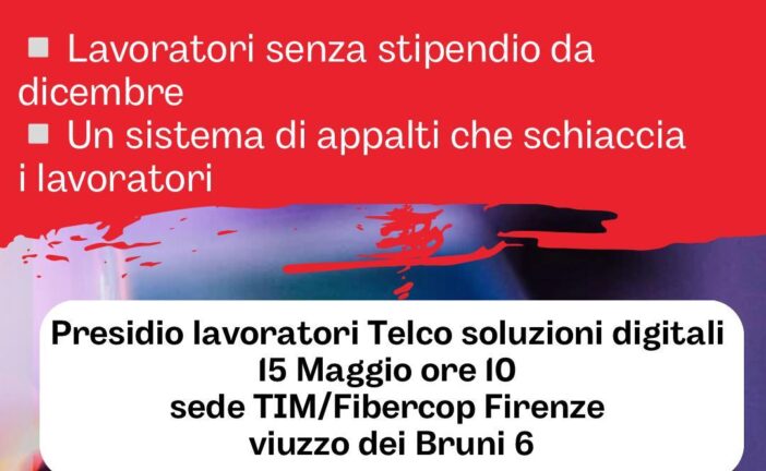 CGIL LCS: “Telco: Fibercoop deve assumersi le proprie responsabilità”