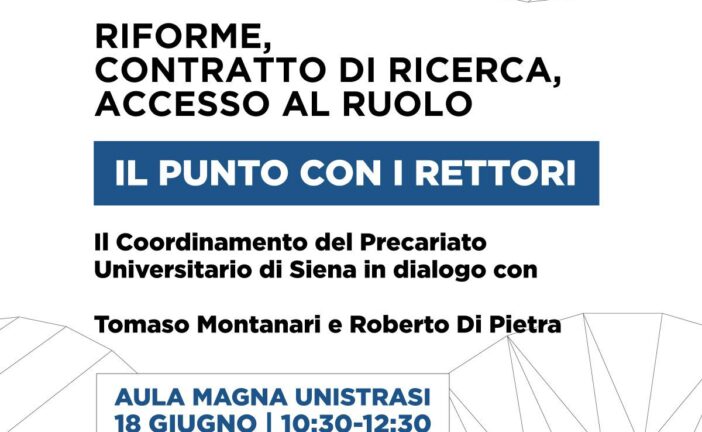 Riforme, contratto di ricerca, accesso al ruolo: il punto con i rettori