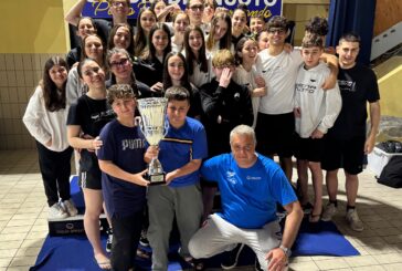 La squadra di Siena Nuoto prima al meeting di Monterotondo