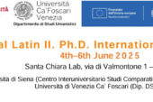  “Digital Latin”, workshop internazionale a Siena